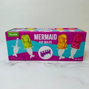 Tovolo Mermaid Pop Molds, 4 CT